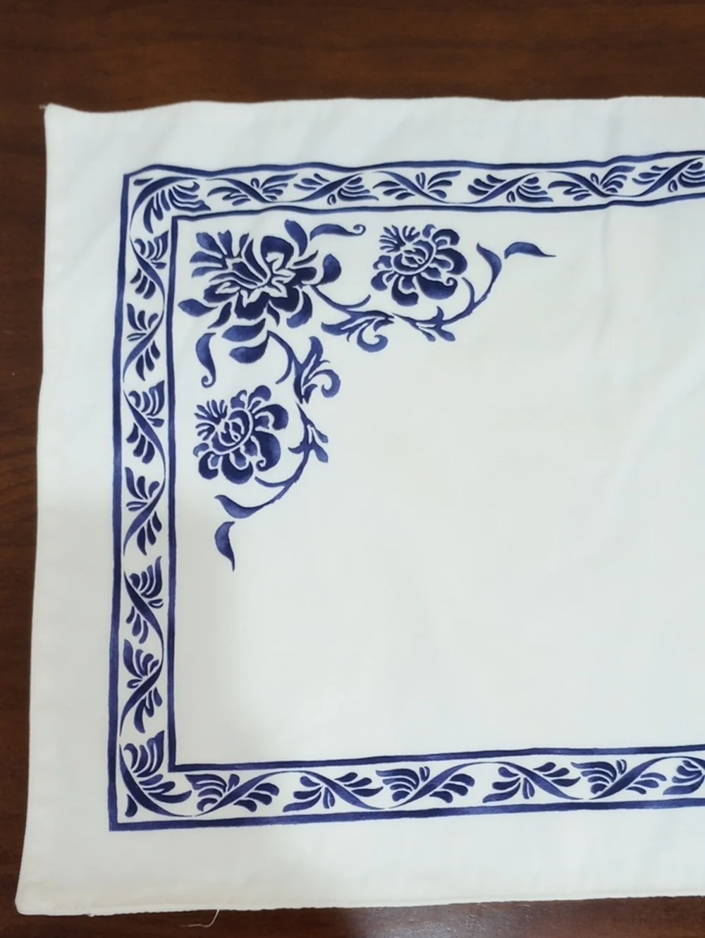 Williams Sonoma Blue & White French Provincial 100% Cotton Placemats - Set Of 4
